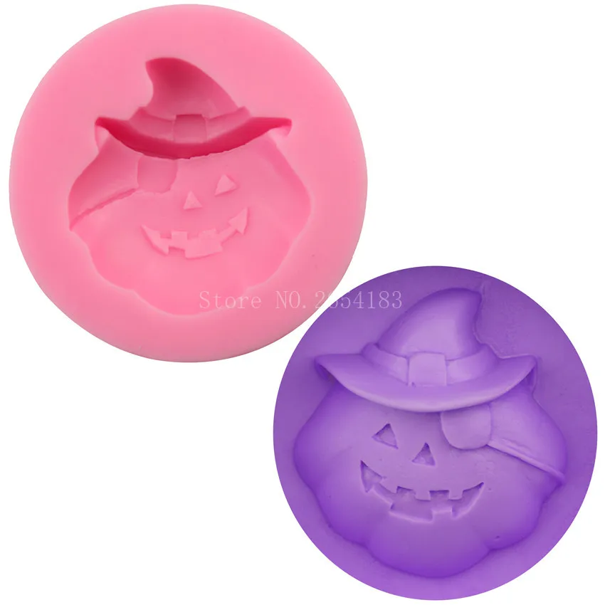 Kitchen Witch Baking - Cartoon Halloween Kürbis Hexe Fondant Silikon