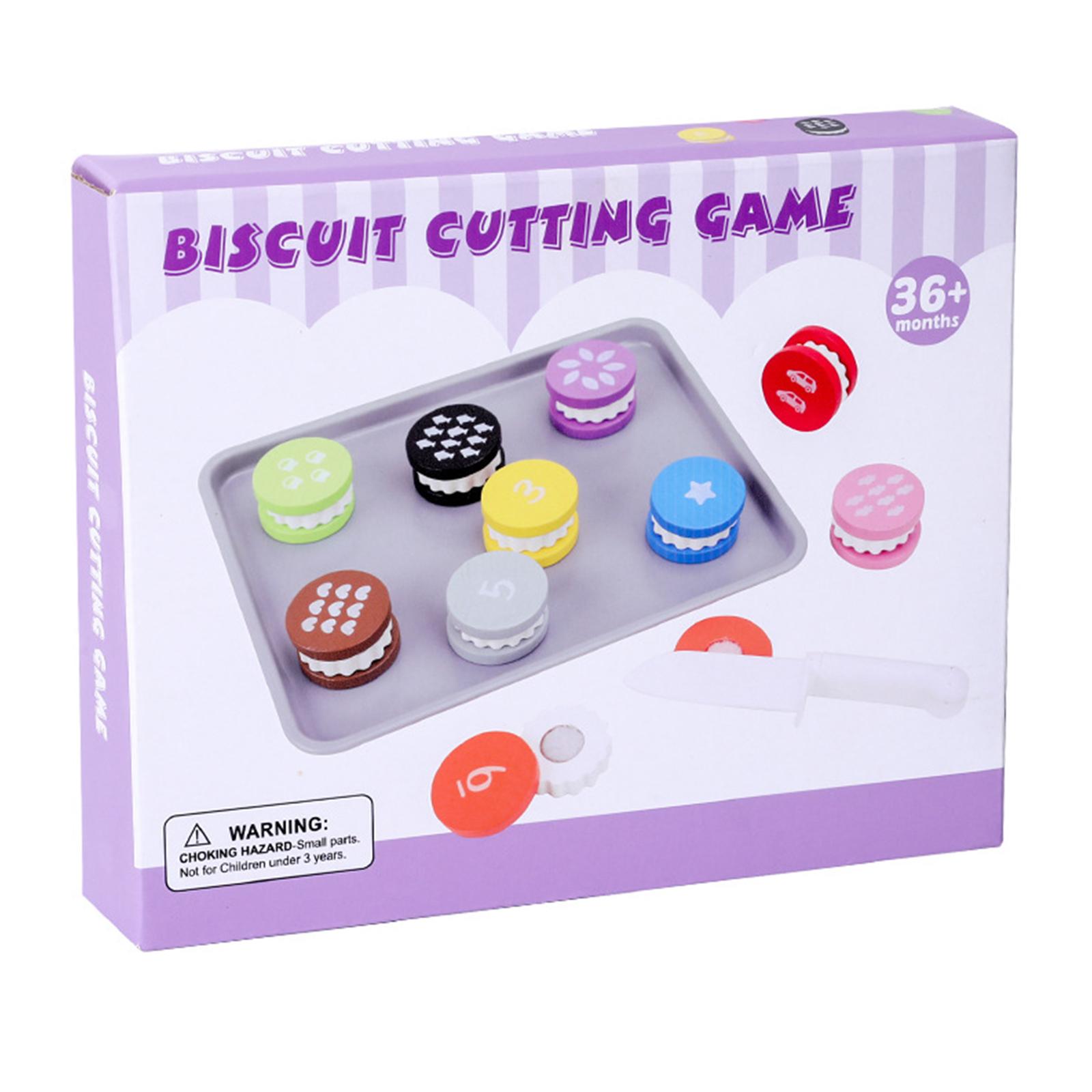 Baking Kitchen Set - Holzspielzeug-Essensset mit Keksen für Kinder, Küchen-Rollenspielset,
