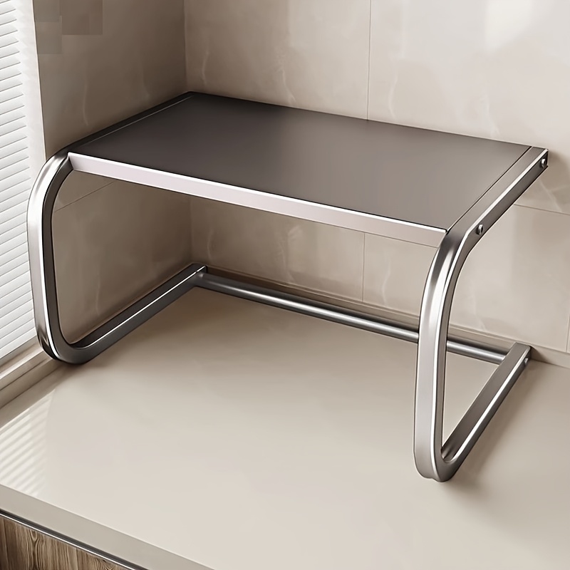 Kitchen Baking Rack - Geräumiges 2-stöckiges Metall-Mikrowellenregal, Arbeitsplatten-Aufbewahrungsregal für Ofen
