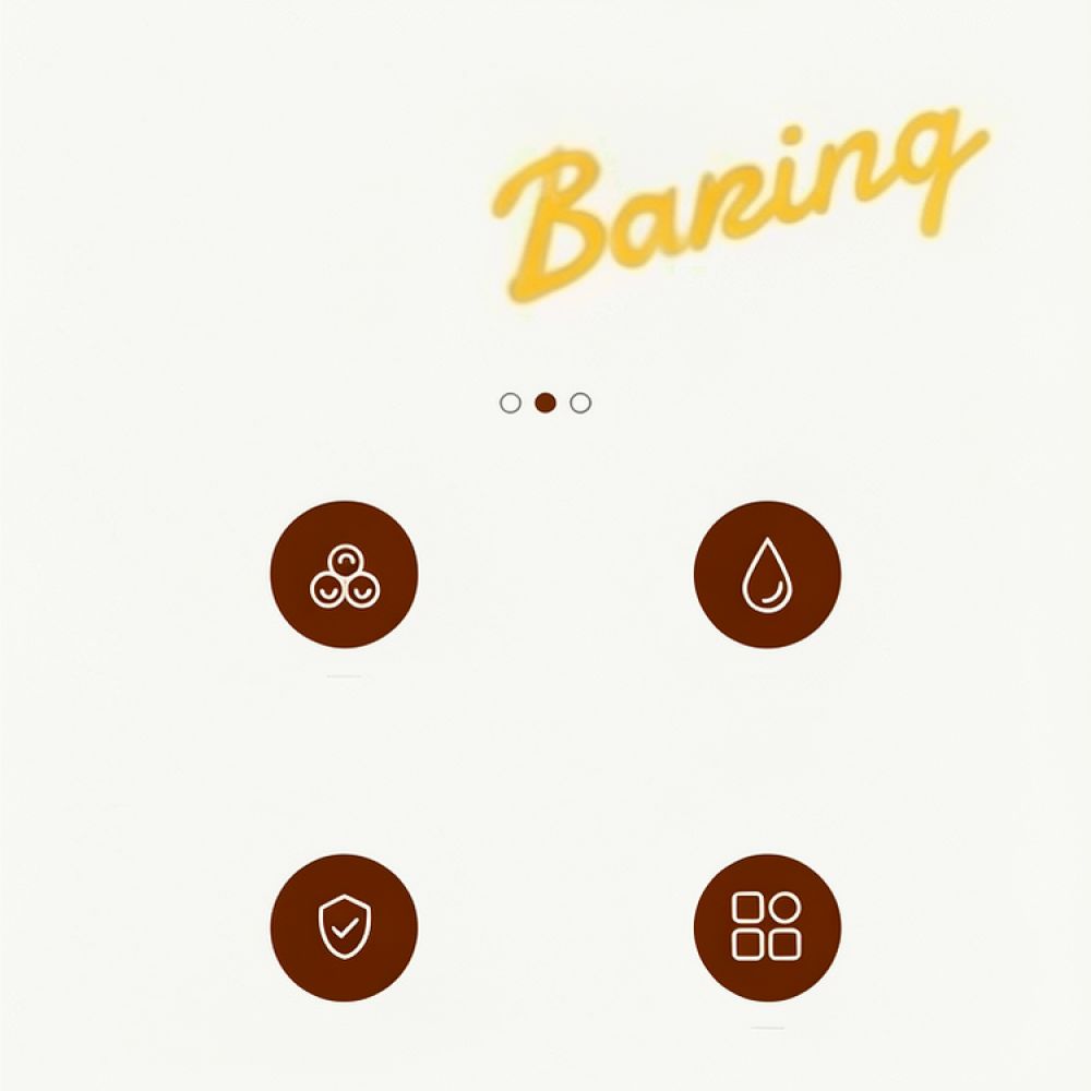 Kitchen Roller Baking - Heimisches Backwerkzeug, Teigroller aus PP-Kunststoff, Teigwalze