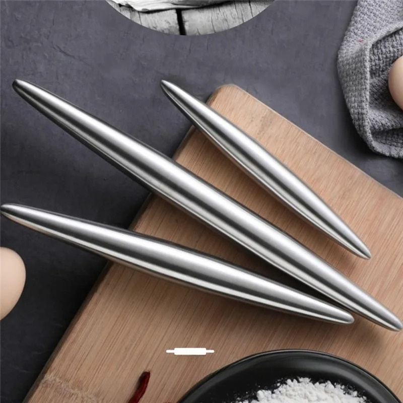 Kitchen Roller Baking - 1Pc Edelstahl Nudelholz Küche Utensilien Teig