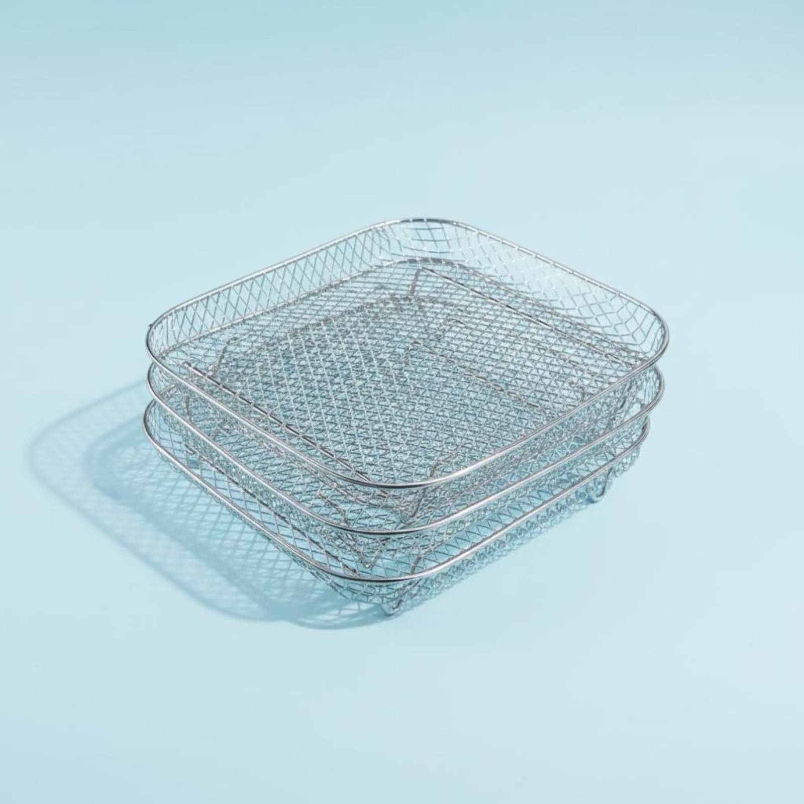 Kitchen Baking Rack - Heißluftfritteusen-Gestell Hitzebeständiger 3-stufiger Netzkorb Küchenzubehör