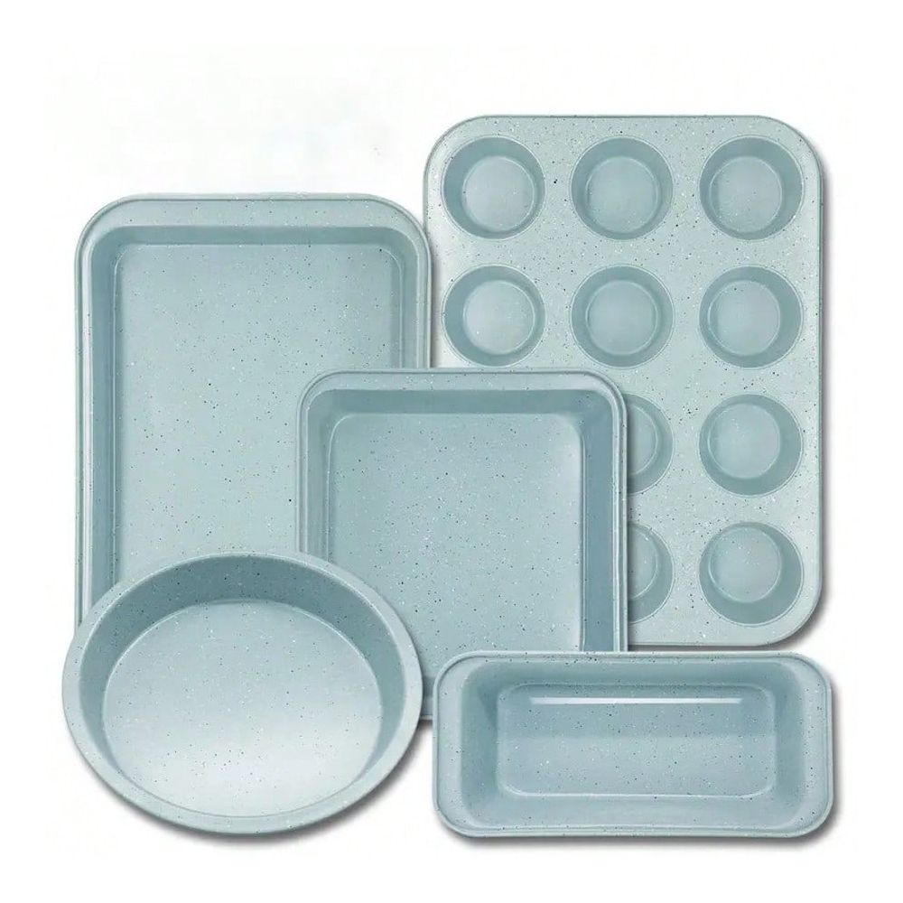 Baking Kitchen Set - 10-teiliges Backformen-Set, antihaftbeschichtetes Küchenbackgeschirr, Kohlenstoffstahl, inklusive
