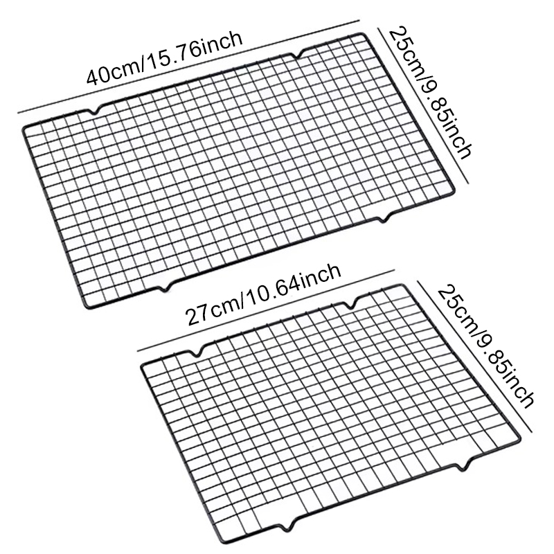 1/2 Stück Kuchen-Kühlrost, kle – Kitchen Baking Rack Bewertung und Preis