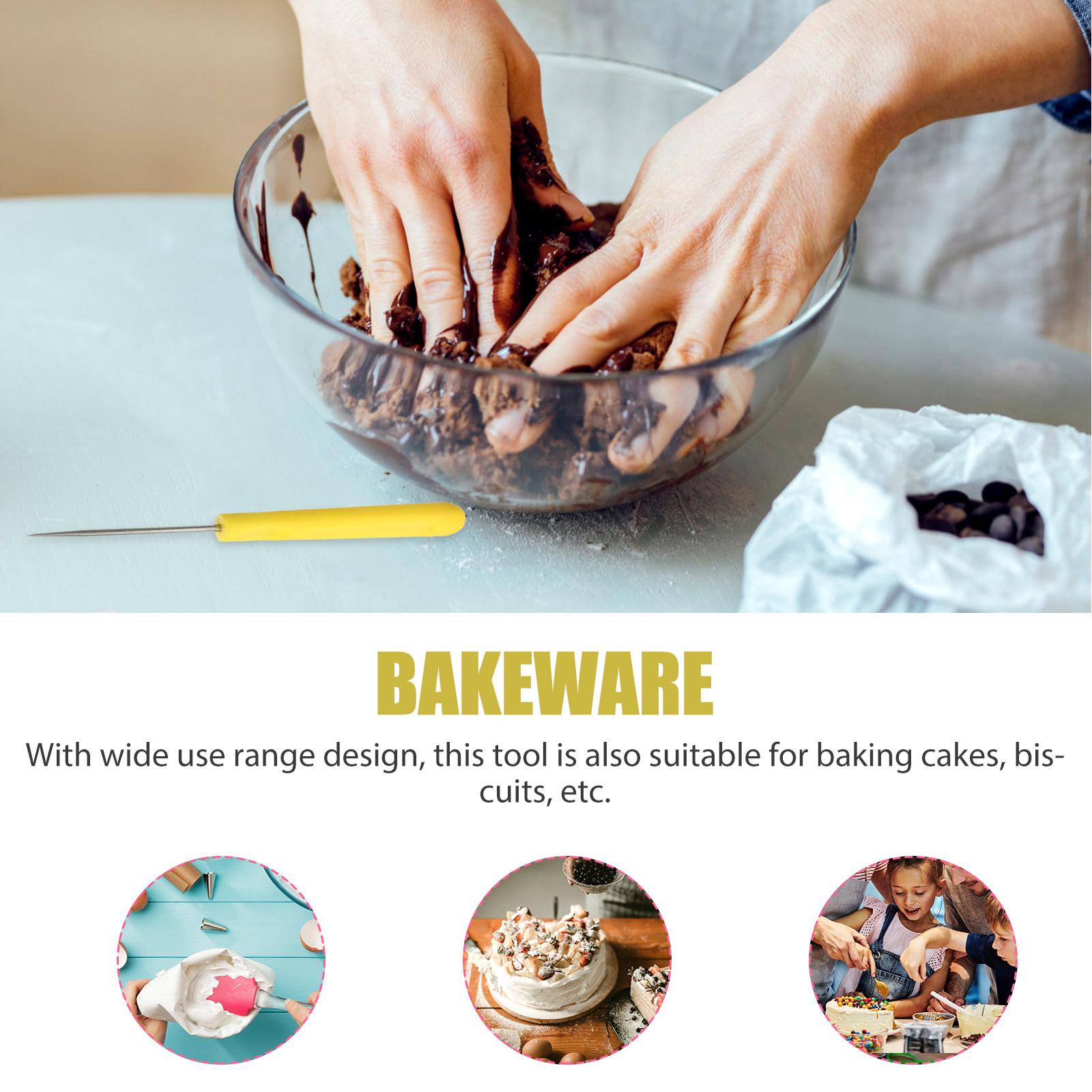 4-teiliges Zucker-Rührnadel-Se – Baking Kitchen Set Bewertung und Preis