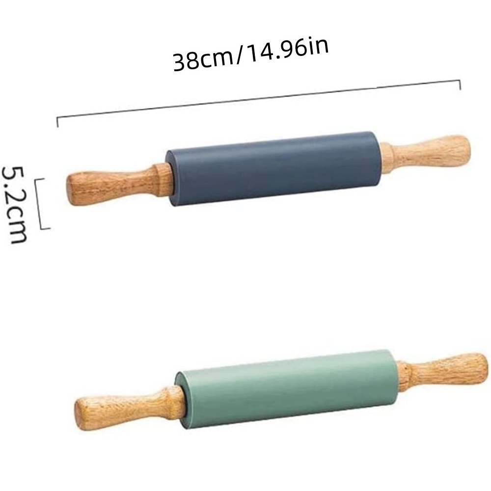 Nicht-Stick Silikon Nudelholz  – Kitchen Roller Baking Bewertung und Preis