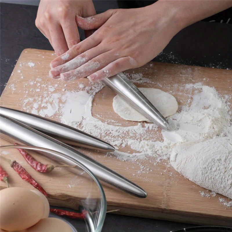 1Pc Edelstahl Nudelholz Küche  – Kitchen Roller Baking Bewertung und Preis