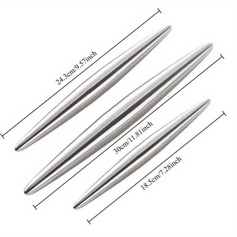 1Pc Edelstahl Nudelholz Küche  – Kitchen Roller Baking Bewertung und Preis