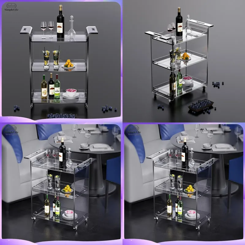 Moderner 3-stöckiger Küchenwag – Kitchen Baking Cart Bewertung und Preis