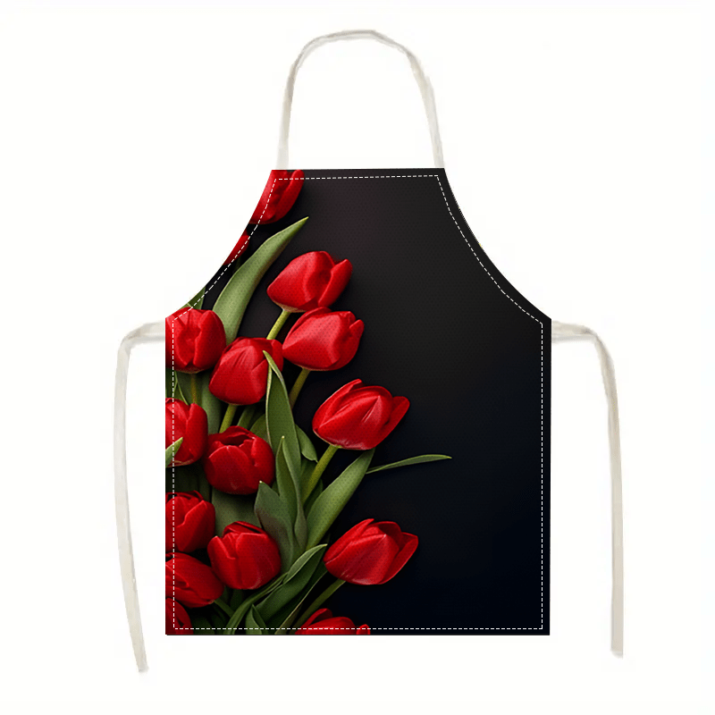 1 Stück Leinenschürze mit rote – Kitchen Baking Background Bewertung und Preis