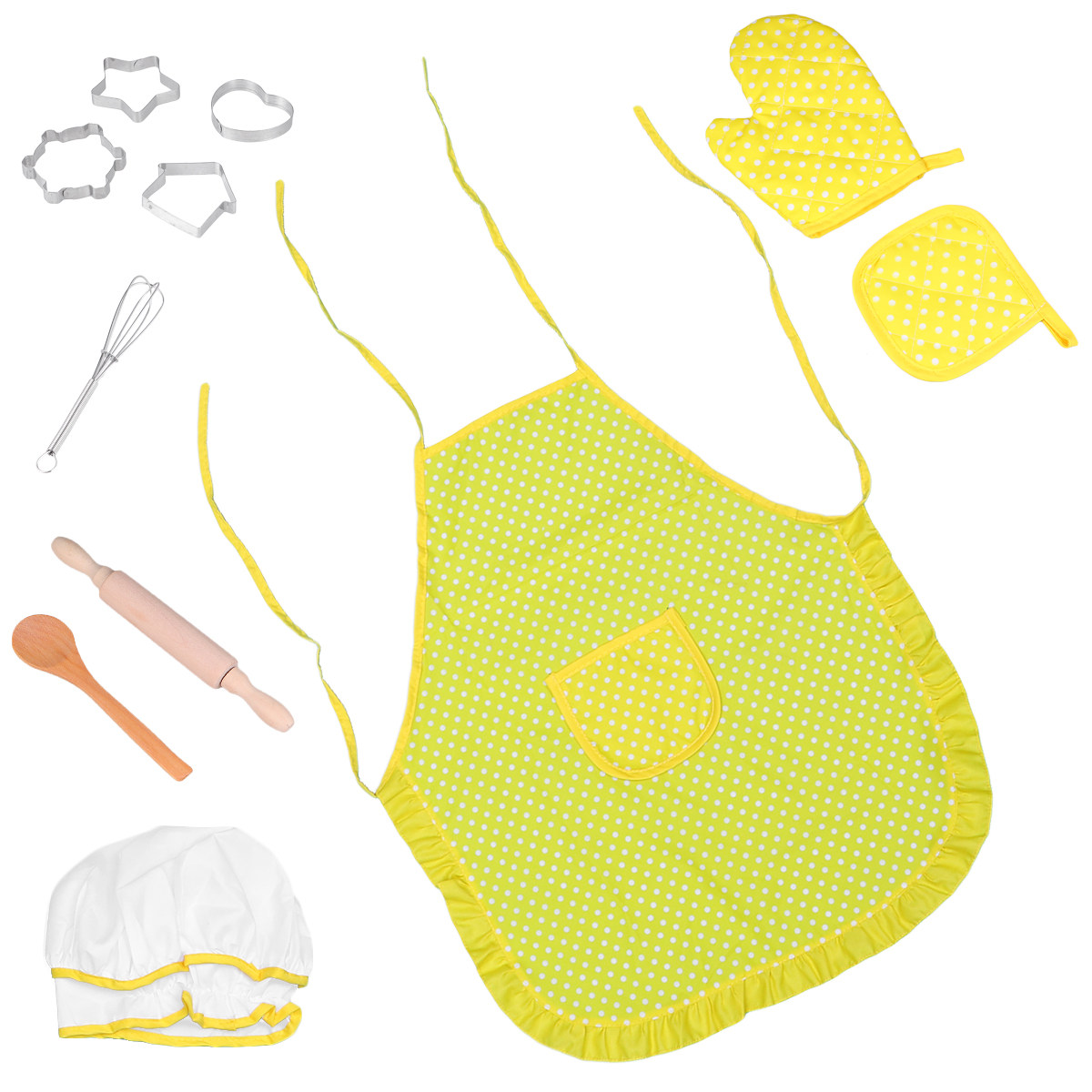 11-teiliges Set mit Küchenschü – Kitchen Kids Baking Set Bewertung und Preis