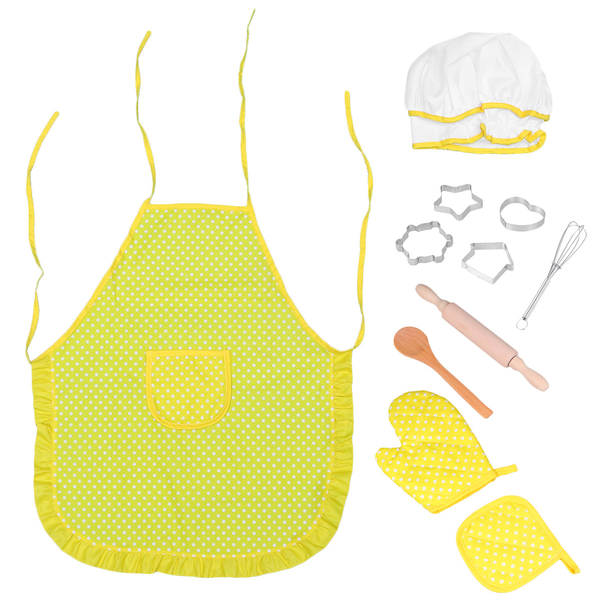 11-teiliges Set mit Küchenschü – Kitchen Kids Baking Set Bewertung und Preis