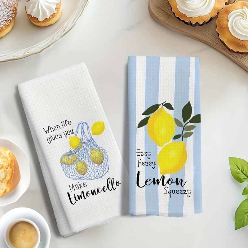 2 Stück, Zitronen-Mesh-Küchent – Baking Kitchen Set Bewertung und Preis