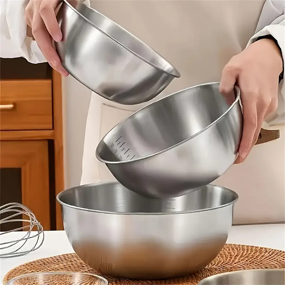 1-3-teiliges Edelstahl-Schüsse – Baking Kitchen Set Bewertung und Preis