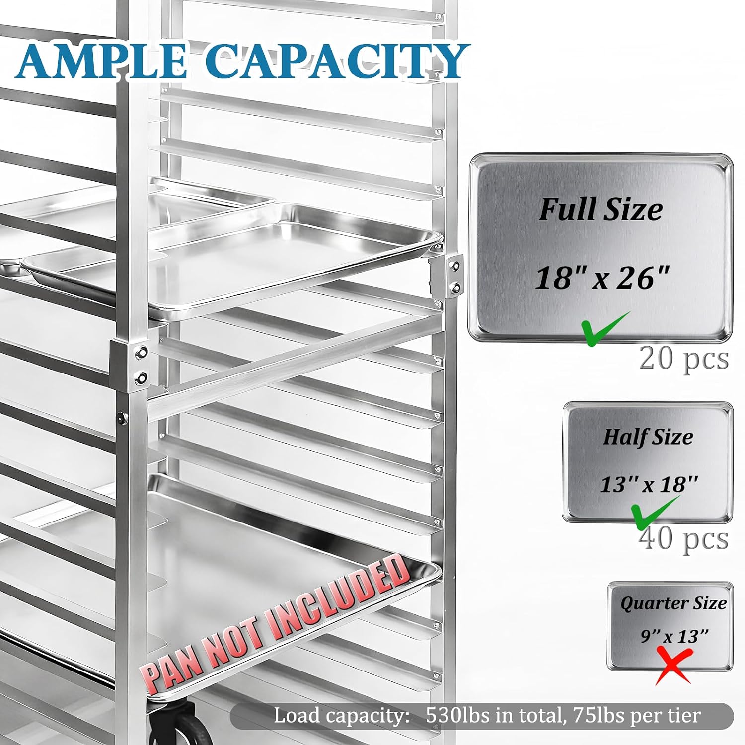 Kommerzieller 20-stufiger Edel – Kitchen Baking Rack Bewertung und Preis