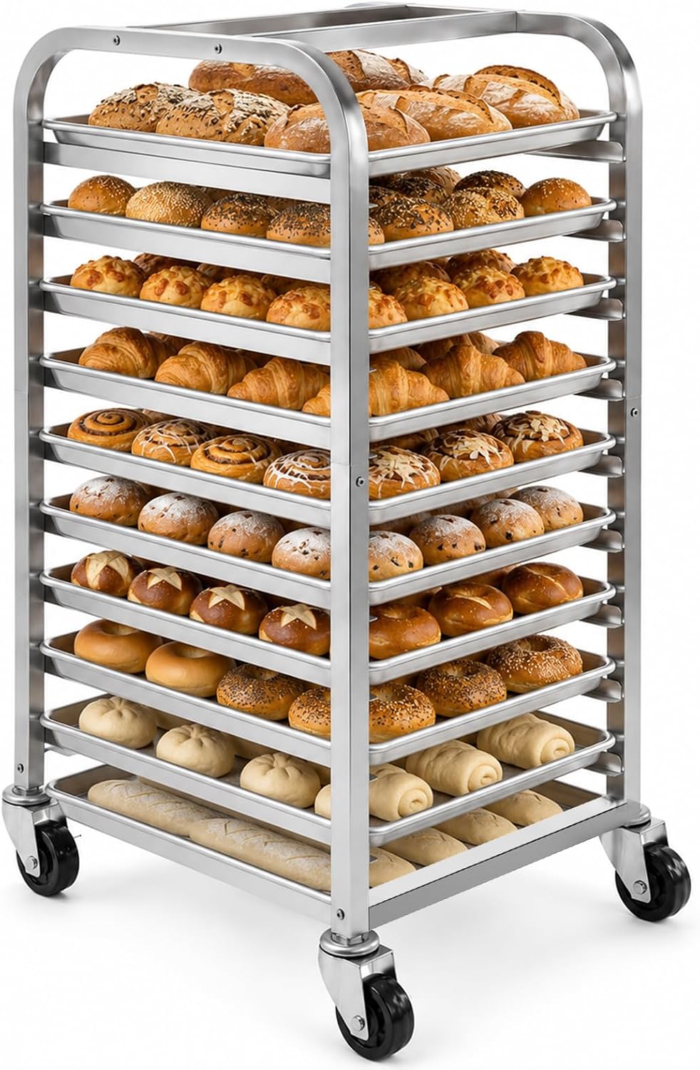 10-stufiger Edelstahl-Backblec – Kitchen Baking Cart Bewertung und Preis