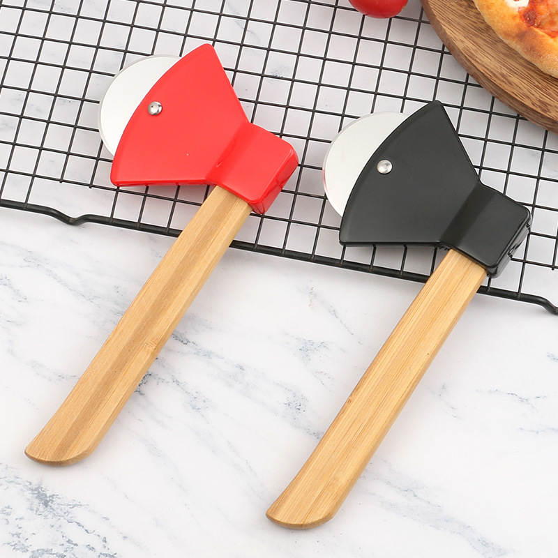 Holzgriff Axtförmiger Pizzasch – Kitchen Roller Baking Bewertung und Preis